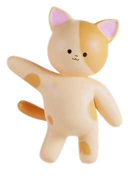 Waving cat